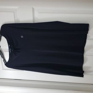 Chase Bank Navy Blue Blouse